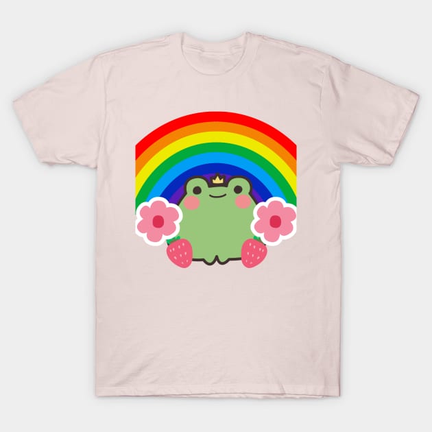 Frog and Berries T-Shirt by LeosPlants